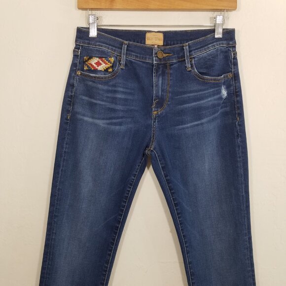 DRIFTWOOD Marilyn Skinny Jeans Stretch Blue Size 27 - Picture 2 of 9